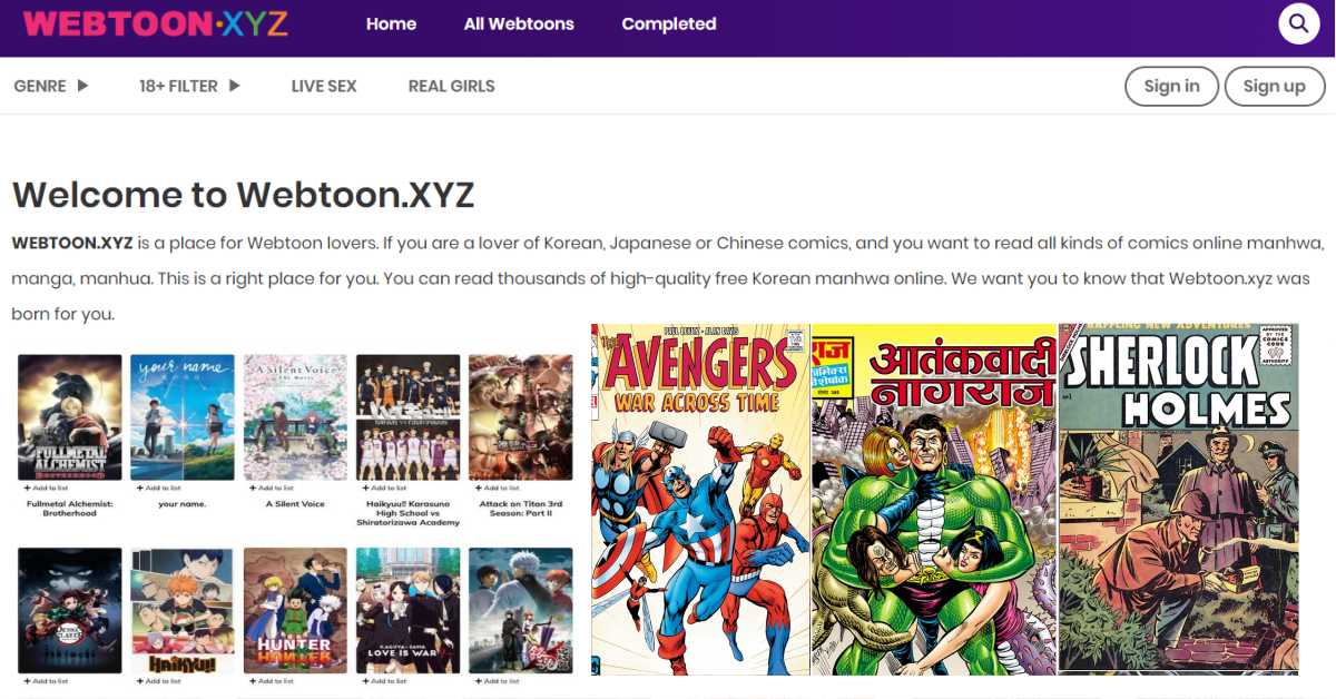What is Webtoon XYZ A Global Comic Platform - RewiewTrends